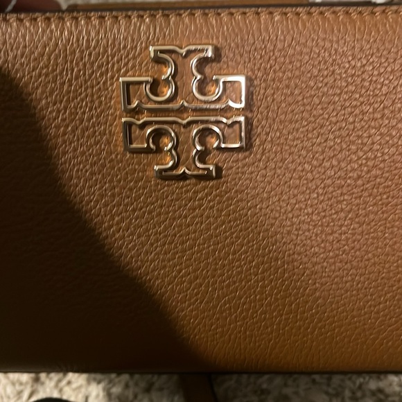 NEW Tory Burch Britten micro satchel in tan pebble leather - Picture 7 of 8